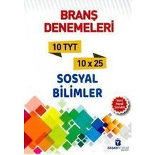 TYT AYT Sosyal Bilimler Denemeleri Başarıyorum Yayınları