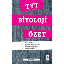Tyt Biyoloji Özet Melek Yılmaz Delta Kültür Yayınevi