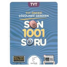 TYT 'den Öncesi Çözülmesi Gereken Son 1001 Soru - Kolektif