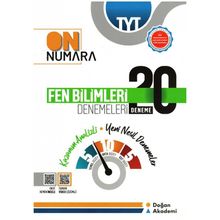 Tyt Fen Bilimleri On Numara 20 Deneme - Doğan Akademi Yayınları