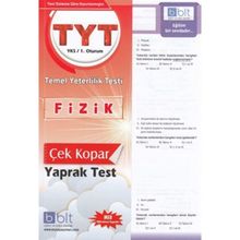 TYT Fizik Çek Kopar Yaprak Test Kollektif Bulut Eğitim ve Kültür Yayınları