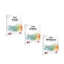 TYT Fizik Kimya ve Biyoloji Deneme Seti 3 Kitap - 3D Yayınları