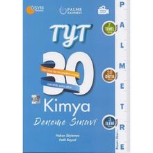 TYT Kimya 30 Deneme Sınavı Palme Yayınları