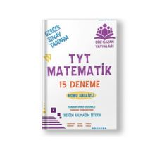 TYT Matematik 15 Deneme Çöz Kazan Yayinlari