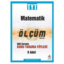TYT Matematik Konu Tarama Föyleri Ölçüm Serisi 6 Fasikül-Pano Yayınları