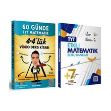 TYT Matematik Soru Bankası ve 60 Günde TYT Matematik Video Ders Kitabı Etkili Matematik Yayınları
