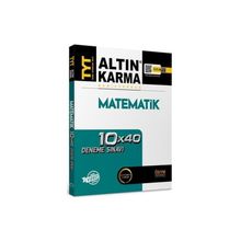 TYT Matematik Tamamı Video Çözümlü 10x40 Deneme Sınavı-Altın Karma