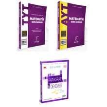 TYT Matematik TYT Türkçe AYT Matematik Soru Bankası 3 Kitap Set-Üç Dört Beş Yayıncılık