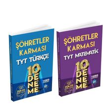 TYT Matematik ve Türkçe Şöhretler Karması Deneme Seti 2 Kitap - KR Akademi Yayınları