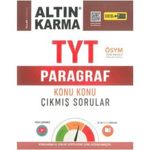 TYT Paragraf Çıkmış Sorular Kolektif Altın Karma Yayınları