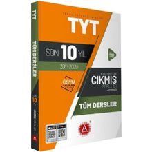 TYT tüm Dersler Son 10 Yıl Konularına Göre Çıkmış Sorular-A Yayınları