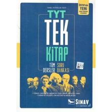 TYT Tüm Dersler Soru Bankası Tek Kitap Sınav Dergisi Yayınları Sınav Yayınları