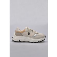 U.S. Polo Assn. 4S VIAVAI 4PR Bej Kadın Sneaker Ayakkabı