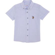 U.S. Polo Assn. 50262967-VR003 Basic Açık Mavi Kısa Kollu Erkek Çocuk Gömlek