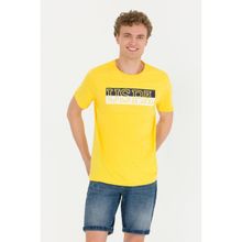 U.S. Polo Assn. 50264954-VR094 Koyu Sarı Erkek T-shirt