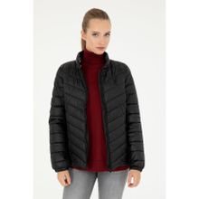 U.S. Polo Assn. 50292657-VR046 Siyah-128 Kadın Mont