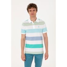 U.S. Polo Assn. 50299945-VR007 Aqua Erkek T-shirt