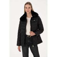 U.S. Polo Assn. 50308797-VR046 Siyah Kadın Mont