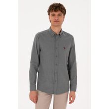 U.S. Polo Assn. 50316721-VR024 Basic Gri Erkek Gömlek
