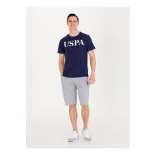 U.S. Polo Assn. DUSTYIY023 Gri Melanj Erkek Sweat Şort