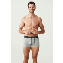 U.S. Polo Assn. Erkek Saks Lacivert Sarı 3'lü Boxer