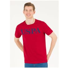 U.S. Polo Assn. GEARTIY023 Bordo Bisiklet Yaka Erkek T-Shirt