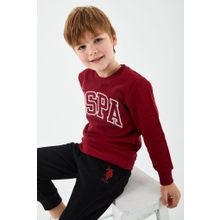 U.S. Polo Assn. Lisanslı Siyah Erkek Çocuk Eşofman Takım