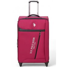 U.S. Polo Assn. PLVLZ22818A-B Bordo Kumaş Unisex Büyük Boy Valiz