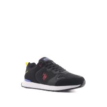 U.S. Polo Assn. Tones 3Pr Siyah Kırmızı Sarı Erkek Sneaker Ayakkabı