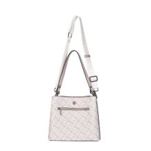 U.S. Polo Assn. US24109 Beyaz Gri 26x22x13 cm Kadın Omuz Çantası