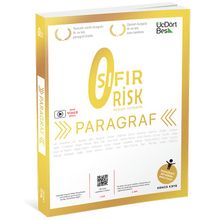 ÜçDörtBeş Yayınları 2024 Paragraf Sıfır Risk Soru Bankası