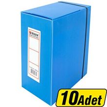 Üçgen 22x31x13 cm Mavi 10'lu Arşivleme Kutusu