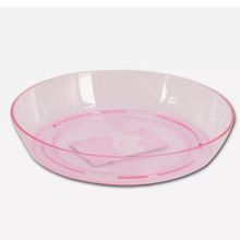 Üçsan Orkide 3 lt Şeffaf Pembe Saksı Tabağı