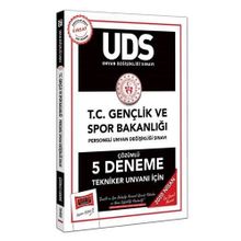 UDS T.C. Gençlik ve Spor Bakanlığı Tekniker Unvanı İçin Çözümlü 5 Deneme-Yargı Yayınları