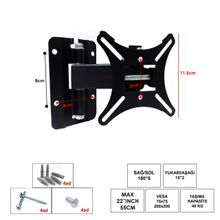 Ufix 22KH Hareketli 22 İnç 55 cm Tek Kol Kelebek Hareketli Askı Aparatı