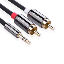 Ugreen 2 RCA 3.5 mm 5 m Aux Ses Kablosu