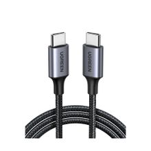 Ugreen 50152 60W 3A QC PD Örgülü 2 mt Siyah USB-C Hızlı Şarj Kablosu