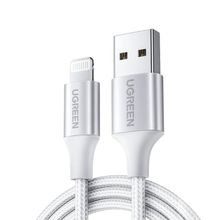 Ugreen Mfi Lisanslı 2 m Beyaz USB-A & Lightning Şarj ve Data Kablosu