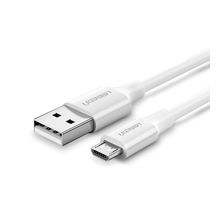 Ugreen Micro-USB - USB-A 2 m Beyaz Data ve Şarj Kablosu