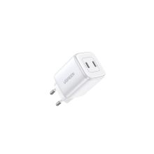 Ugreen Nexode 45W USB Type-C QC 4.0 PD Gan x 2 Portlu Beyaz Hızlı Şarj Cihazı