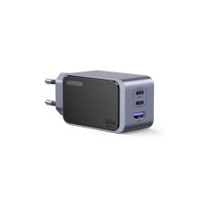 Ugreen Nexode Air 65W Gan Gri Type-C QC PD 2xUSB-C 1xUSB-A Hızlı Şarj Cihazı