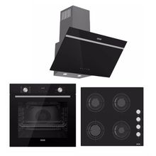 Uğur UAO 6040W0 SCY CSR1 - UAD 6011 SA3DHD - UAF 6011D SCPET Siyah 3'lü Ankastre Set