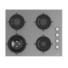 Uğur UAO 6041W3 GCY RSR1 62 cm Gri Cam Ankastre Ocak