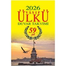 Ülkü 2026 Duvar Takvimi Renkli 59. Yıl Özel Tasarım Masa Takvimi Türkiye Menşeli