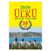 Ülkü 2026 Vasıf Duvar Takvimi (Kısmet-Kırtasiye) Yeni 2026