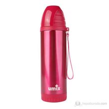Umix 500 ml. Kırmızı Çelik İçli Matara