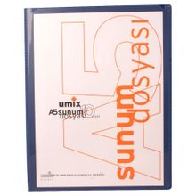 Umix Önden Cepli A5 10'lu Lacivert Sunum Dosyası