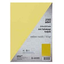 Umur A4 80 gr 160 Yellow Renkli Fotokopi Kağıdı