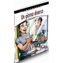 Un Giorno Diverso + CD -İtalyanca Okuma Kitabı Orta Seviye A2-B1 - M. Dominici