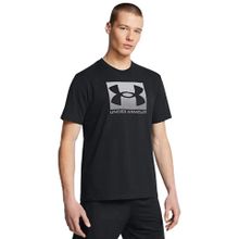Under Armour 1386793-001 Siyah UA M Boxed Sports Updated SS Günlük Erkek T-Shirt